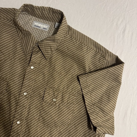 Wrangler Other - Wrangler Wrancher Men's Pearl Snap Shirt Western Size 2X XXL Rodeo Tagless